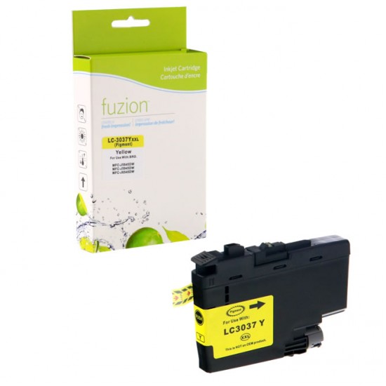 Brother LC-3037 jaune compatible Fuzion